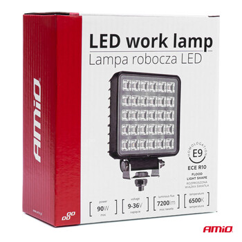 03245/AM ΠΡΟΒΟΛΕΑΣ ΕΡΓΑΣΙΑΣ WORKING LAMP 30xSMD 90W 9-36V 110x110x42mm AWL34 ΑMiO - 1 TEM.