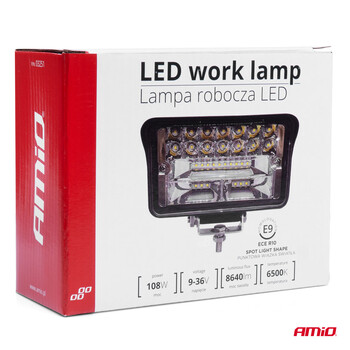03251/AM ΠΡΟΒΟΛΕΑΣ ΕΡΓΑΣΙΑΣ WORKING LAMP 36xSMD 108W 9-36V 150x95x60mm AWL42 ΑMiO - 1 TEM.