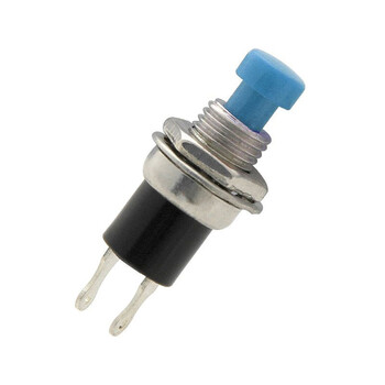 DM-3951BLU . Μπουτόν Push OFF 1A 250V/125V 3A μπλε