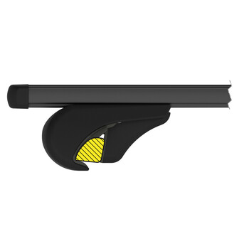 N15041 ΜΠΑΡΕΣ ΟΡΟΦΗΣ HELIO BLACK (L) 127 cm ΑΛΟΥΜΙΝΙΟΥ ΜΑΥΡΗ ΜΕ ΚΛΕΙΔΑΡΙΕΣ (STANDARD RAILING) NORDRIVE - 2 TEM.