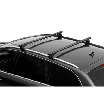 N15061 ΜΠΑΡΕΣ ΟΡΟΦΗΣ HELIO BLACK (L) 127cm ΑΛΟΥΜΙΝΙΟΥ ΜΑΥΡΗ ΜΕ ΚΛΕΙΔΑΡΙΕΣ (FLUSH RAILING)  NORDRIVE - 2 TEM.