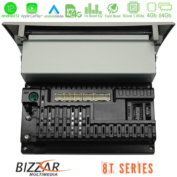 Bizzar oem Alfa Romeo Mito 8core Android12 4+64gb Navigation Multimedia Deckless 7 με Carplay/androidauto u-mtf-Ar0003