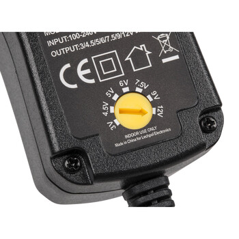 DM-2250MA . Ρυθμιζόμενο Universal Τροφοδοτικό 3-12V 2250mA 27W με σετ βυσμάτων DM PRO Power