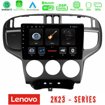 Lenovo car pad Hyundai Matrix 2001-2010 4core Android 13 2+32gb Navigation Multimedia Tablet 9 u-len-Hy1024