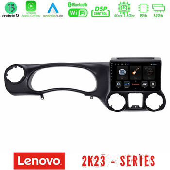 Lenovo car pad Jeep Wrangler 2011-2014 4core Android 13 2+32gb Navigation Multimedia Tablet 9 u-len-Jp0787
