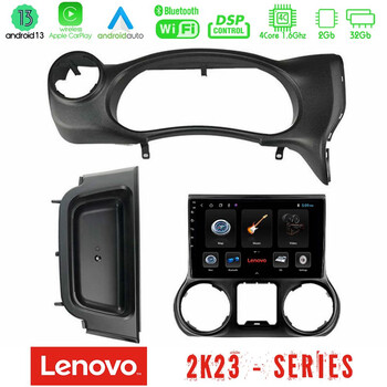 Lenovo car pad Jeep Wrangler 2014-2017 4core Android 13 2+32gb Navigation Multimedia Tablet 9 u-len-Jp0788