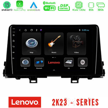 Lenovo car pad kia Picanto 2017-2021 4core Android 13 2+32gb Navigation Multimedia Tablet 9 u-len-Ki0756