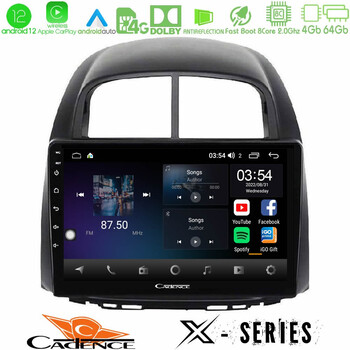 Cadence x Series Daihatsu Sirion/subaru Justy 8core Android12 4+64gb Navigation Multimedia Tablet 10 u-x-Dh0038