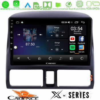 Cadence x Series Honda crv 2002-2006 8core Android12 4+64gb Navigation Multimedia Tablet 9 u-x-Hd0873