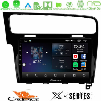 Cadence x Series vw Golf 7 8core Android12 4+64gb Navigation Multimedia Tablet 10 u-x-Vw0003pb