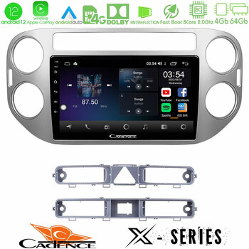 Cadence x Series vw Tiguan 8core Android12 4+64gb Navigation Multimedia Tablet 9 u-x-Vw0083