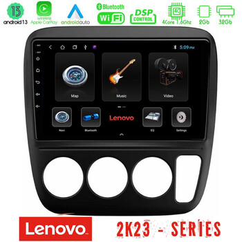 Lenovo car pad Honda crv 1997-2001 4core Android 13 2+32gb Navigation Multimedia Tablet 9 u-len-Hd0935