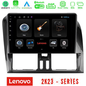 Lenovo car pad Volvo Xc60 2009-2012 4core Android 13 2+32gb Navigation Multimedia Tablet 9 u-len-Vl0468