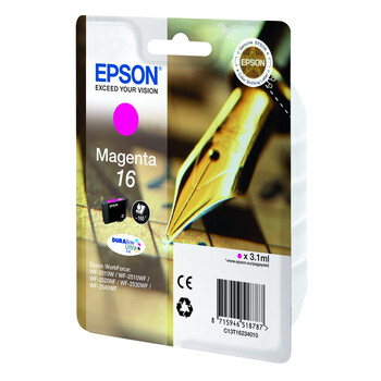 Epson Μελάνι Inkjet No.16 Magenta (C13T16234012) (EPST162340) Epson Μελάνι Inkjet No.16 Magenta (C13T16234012) (EPST162340)