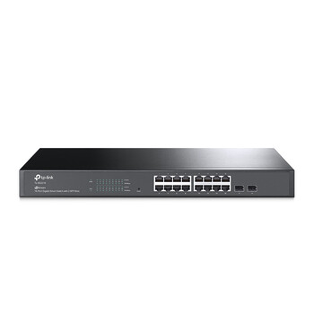 TP-LINK JetStream 16-Port Gigabit Smart Switch with 2 Gigabit SFP Slots (TL-SG2218) (TPTL-SG2218)