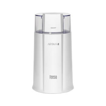 TSA4011 . Ηλεκτρικός μύλος καφέ Teesa Aroma G10 με χωρητικότητα 50gr λευκός