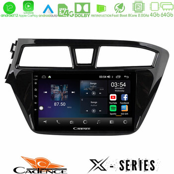 Cadence x Series Hyundai i20 2014-2018 8core Android12 4+64gb Navigation Multimedia Tablet 9 u-x-Hy1143