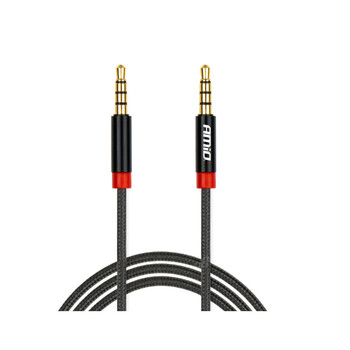 03269/AM ΚΑΛΩΔΙΟ ΣΥΝΔΕΣΗΣ AUX MINI JACK>JACK 3,5mm 100cm ΑMiO - 1 TEM.