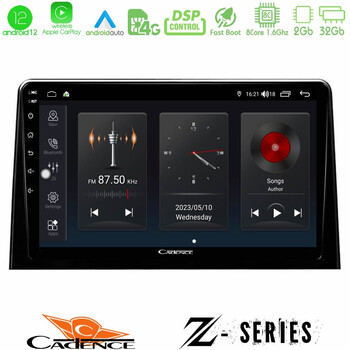 Cadence z Series Peugeot Partner / Citroën Berlingo 2020-&Gt; 8core Android12 2+32gb Navigation Multimedia Tablet 10 u-z-Ct1028