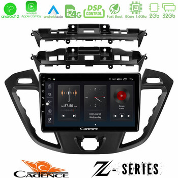Cadence z Series Ford Transit Custom/tourneo Custom 8core Android12 2+32gb Navigation Multimedia Tablet 9 u-z-Fd680