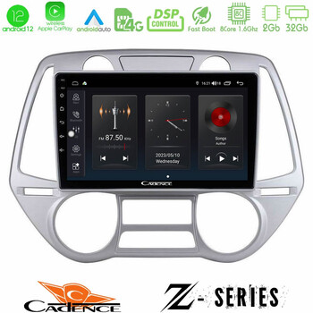 Cadence z Series Hyundai i20 2009-2012 Auto a/c 8core Android12 2+32gb Navigation Multimedia Tablet 9 u-z-Hy0709