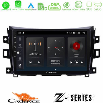 Cadence z Series Nissan Navara Np300 8core Android12 2+32gb Navigation Multimedia Tablet 9 u-z-Ns0340