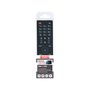 DM-L1386 . Universal τηλεχειριστήριο TV VESTEL, F&U, TURBO-X, BEKO