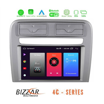 Bizzar Fiat Grande Punto 4core Android12 2+32gb Navigation Multimedia Deckless 7″ με Carplay/androidauto u-4t-Ft028