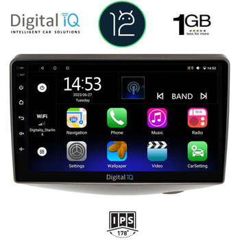 DIGITAL IQ RTA 1735_GPS (9inc) MULTIMEDIA TABLET OEM TOYOTA YARIS mod. 1999-2006
