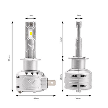 02970/AM ΛΑΜΠΕΣ LED CAN BUS  X2 SERIES ΜΕ ΑΝΕΜΙΣΤΗΡΑΚΙ H1 10-16V 72W 6.500K 7.920lm +400% ΑMiO - 2 TEM.