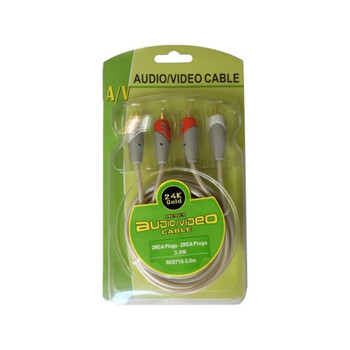 3016-07-3 . DM καλώδιο 2x RCA M/M 3m RC0716