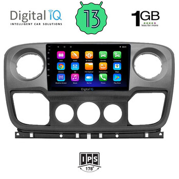 DIGITAL IQ RSA 1463_GPS (10inc) MULTIMEDIA TABLET OEM NISSAN NV400 - OPEL MOVANO - RENAULT MASTER mod. 2010-2020