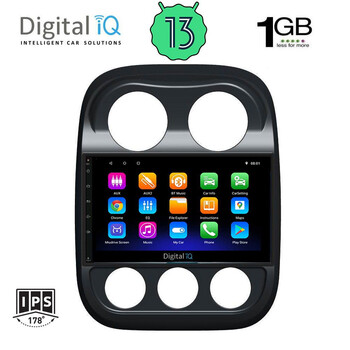 DIGITAL IQ RSA 1277_GPS (10inc) MULTIMEDIA TABLET OEM JEEP COMPASS - PATRIOT  mod. 2007-2016