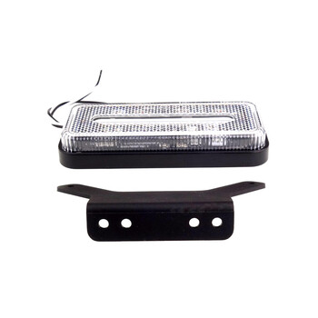 02377/AM ΦΩΣ ΟΓΚΟΥ ΦΟΡΤΗΓΟΥ LED ΛΕΥΚΟ 10-30V 124x49x22mm ΑΔΙΑΒΡΟΧΟ OM-02-W AMIO 1ΤΕΜ.