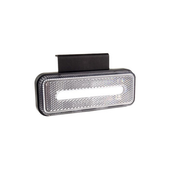 02377/AM ΦΩΣ ΟΓΚΟΥ ΦΟΡΤΗΓΟΥ LED ΛΕΥΚΟ 10-30V 124x49x22mm ΑΔΙΑΒΡΟΧΟ OM-02-W AMIO 1ΤΕΜ.