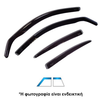 ΑΝΕΜ.SET28532 SUBARU OUTBACK 5D HTB 2021+ ΣΕΤ ΑΝΕΜΟΘΡΑΥΣΤΕΣ ΑΥΤΟΚΙΝΗΤΟΥ ΑΠΟ ΕΥΚΑΜΠΤΟ ΦΙΜΕ ΠΛΑΣΤΙΚΟ HEKO - 4 ΤΕΜ.