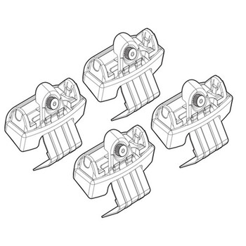 N21157 CITROEN C4 PICASSO 6/13+ KIT ΑΚΡΑ (ΠΟΔΙΑ) ΓΙΑ ΜΠΑΡΕΣ NORDRIVE