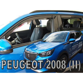ΑΝΕΜ.SET26163 PEUGEOT 2008 5D 2019+ /2008E 5D 2019+ - ΣΕΤ ΑΝΕΜΟΘΡΑΥΣΤΕΣ ΑΥΤΟΚΙΝΗΤΟΥ ΑΠΟ ΕΥΚΑΜΠΤΟ ΦΙΜΕ ΠΛΑΣΤΙΚΟ HEKO - 4 ΤΕΜ.