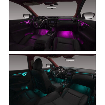 Digital iQ Ambient Light NISSAN XTRAIL mod. 2014-2021, 18 Lights