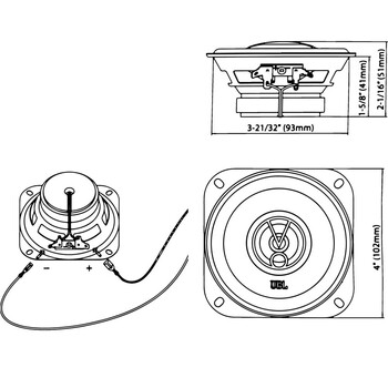 JBL STAGE1_41F (4''-125W)