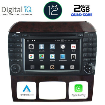 DIGITAL IQ X448_GPS (7'' DVD) MULTIMEDIA OEM MERCEDES S  (W220) mod. 1998-2005