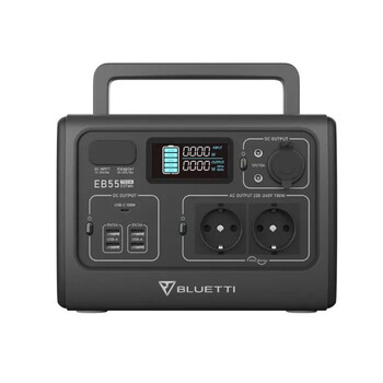 BLUETTI EB55 PORTABLE POWER STATION 700W, 537Wh