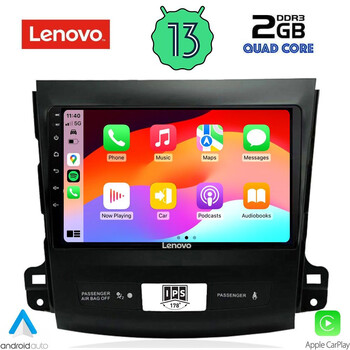 LENOVO LVD 4442_CPA (9inc) MULTIMEDIA TABLET OEM CITROEN C-CROSSER | MITSUBISHI OUTLANDER | PEUGEOT 4007  mod. 2006-2012