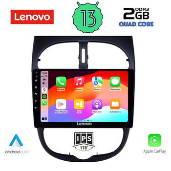 LENOVO LVD 4506_CPA (9inc) MULTIMEDIA TABLET OEM PEUGEOT 206 mod. 1998-2006