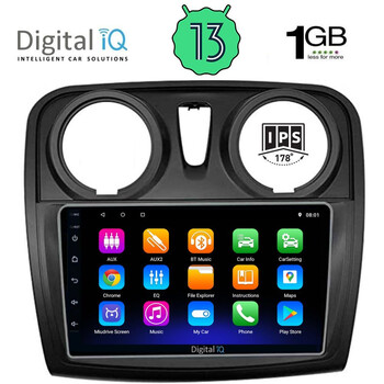 DIGITAL IQ RSA 1108_GPS (9inc) MULTIMEDIA TABLET OEM DACIA LOGAN – SANDERO mod. 2012-2019