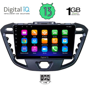 DIGITAL IQ RSA 1177_GPS (9inc) MULTIMEDIA TABLET OEM FORD TRANZIT CUSTOM | TORNEO CUSTOM mod. 2013-2019