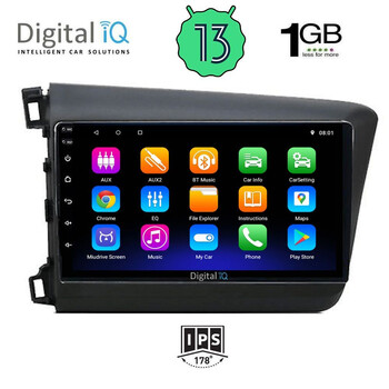 DIGITAL IQ RSA 11904D_GPS (9inc) MULTIMEDIA TABLET OEM HONDA CIVIC  4Doors mod. 2012-2016