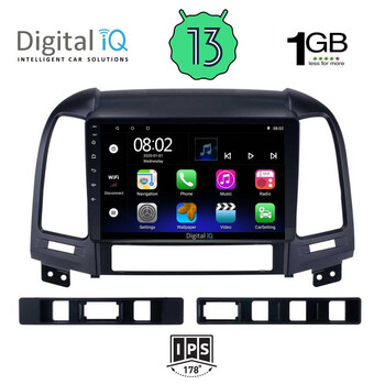 DIGITAL IQ RSA 1239_GPS (9inc) MULTIMEDIA TABLET OEM HYUNDAI SANTA FE  mod. 2005-2013