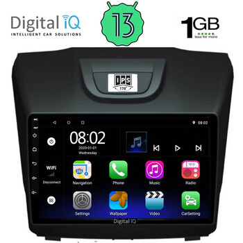 DIGITAL IQ RSA 1255_GPS (9inc) MULTIMEDIA TABLET OEM ISUZU DMAX mod. 2012-2020