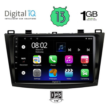 DIGITAL IQ RSA 1366_GPS (9inc) MULTIMEDIA TABLET OEM MAZDA 3 mod. 2009-2014